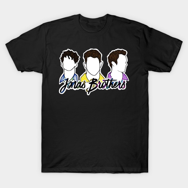 The Jonas Brothers 4 T-Shirt by Lula Pencil Art